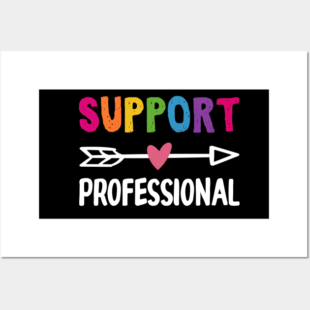 Support Professional Gift Idea For Teacher Wall Art by Daimon